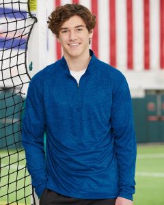 Tonal Blend Quarter-Zip Pullover