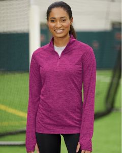 Women’s Tonal Blend Quarter-Zip Pullover
