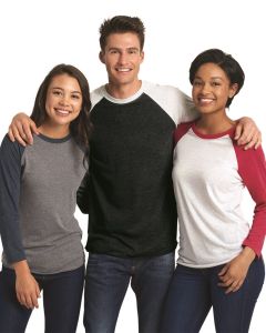 Unisex Triblend Three-Quarter Raglan T-Shirt