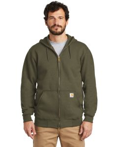 Midweight Hooded Zip-Front Sweatshirt