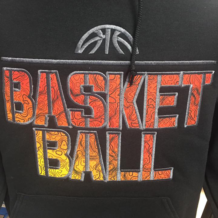 Basketball Applique Image
